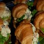 Croissants filled with Chicken Salad